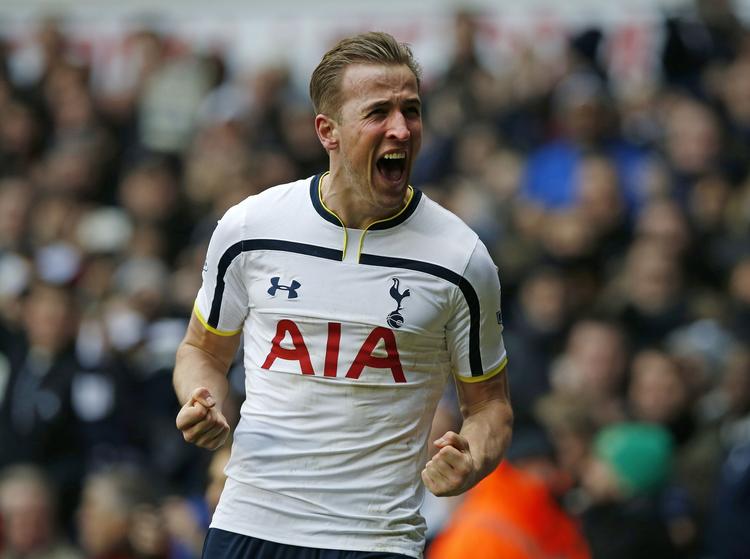 Topscorer. Harry Kane har scoret 22 gange i 34 kampe i denne sæson. 
