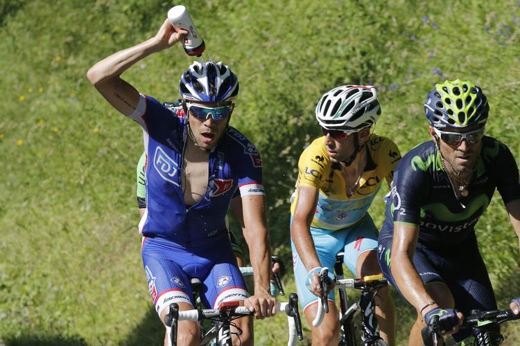 ørkenhede. Varmen under en Tour de France-etape kommer til at blegne under VM i Qatar. 