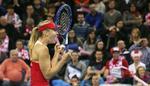 SUVERÆN. Maria Sharapova viste ingen nåde i Krakow, hvor hun i overbevisende stil besejrede både Agnieszka og Urszula Radwanska. 