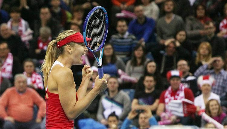 SUVERÆN. Maria Sharapova viste ingen nåde i Krakow, hvor hun i overbevisende stil besejrede både Agnieszka og Urszula Radwanska. 