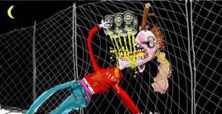 Tegning. Jørn Villumsen 