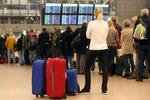 Forsinket. Tusinder af passagerer måtte opgive deres fly fra Hamburg i dag på grund af strejke. Billedet er fra en tilsvarende strejke i februar 2013. 