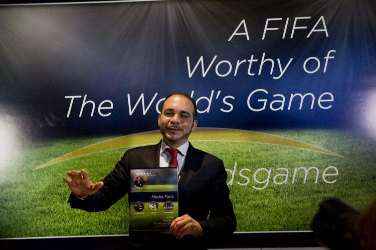 KAPLØB. Den jordanske prins Ali bin al-Hussein er en af de kandidater, der skal kæmpe mod Blatter. 
