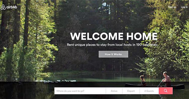 VELKOMMEN. Airbnb markedsfører sig med, at man lejer en anden persons hjem, og dermed er en af pointerne, at folk på tværs af grænser mødes. Men sådan er det langtfra altid. Foto fra Airbnbs hjemmeside 