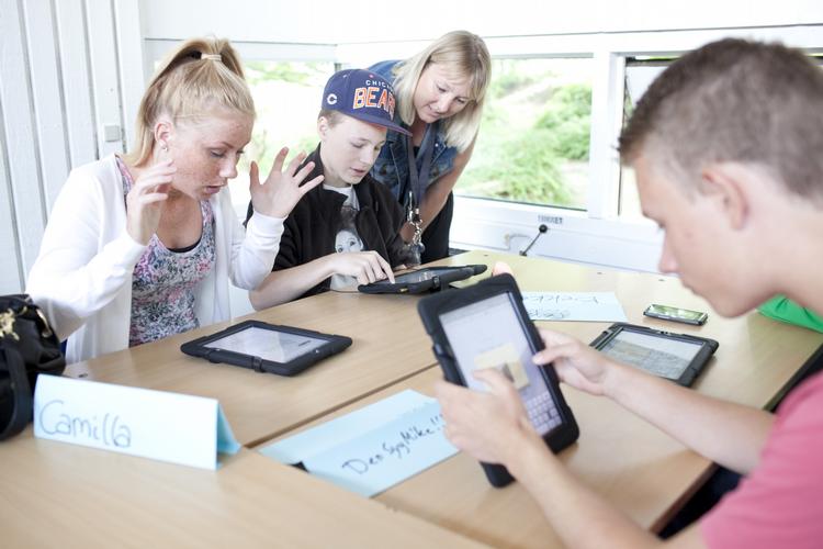 Teknologi. Computere og Ipads bliver en større og større del af undervisningen i folkeskolen, her på Damagerskolen i Greve. 