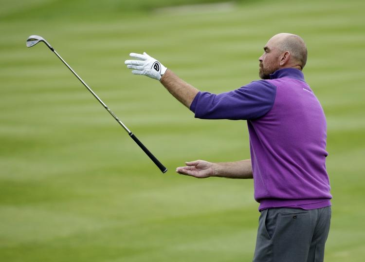 FINALEKLAR. Med birdies på 16. og 18. hul jonglerede Thomas Bjørn sig over cutgrænsen i Thailand. 
