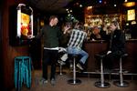 Valby. Patric Dorgan hænger ud på værtshuset  Nanok i Valby. 