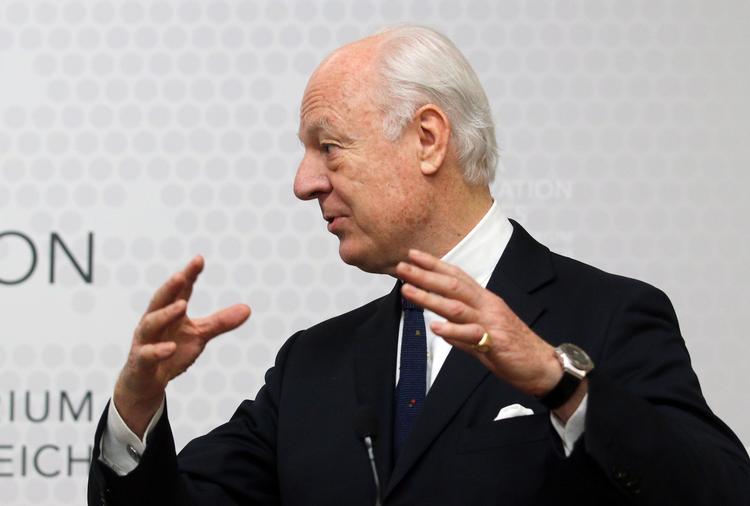 Forhandler. FN's udsending i Syrien, Staffan de Mistura, prøver i første omgang at få en våbenhvile i stand i Syriens næststørste by, Aleppo. 