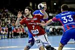 Klemt. Martin Larsen og co. skal levere i næste runde, hvis de skal videre i Champions League. 