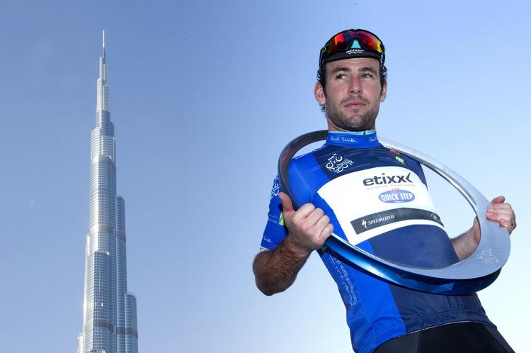 HUrtig. Mark Cavendish viste vilje og  stor styrke i Spanien. 