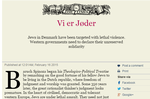 SAMMENHOLD. Lederen i The Times har en dansk overskrift. 