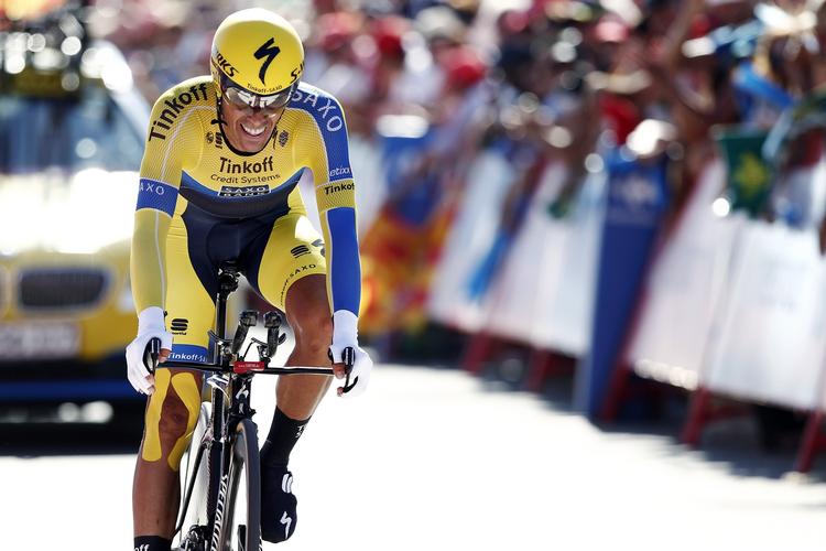 FORM. Alberto Contador starter fint i Ruta del Sol, hvor han har iført sig førertrøjen. 