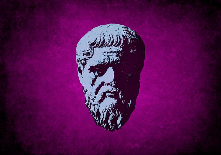 Tænker. Med udgivelsen af sjette bind af Platons samlede værker på dansk er værket komplet. Illustration: Peter Sætternissen 