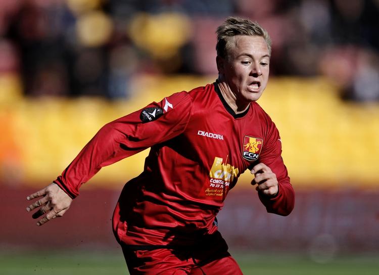 SKADET. 3 landskampe fik Uffe Bech i efteråret efter en god sæson for FC Nordsjælland. 