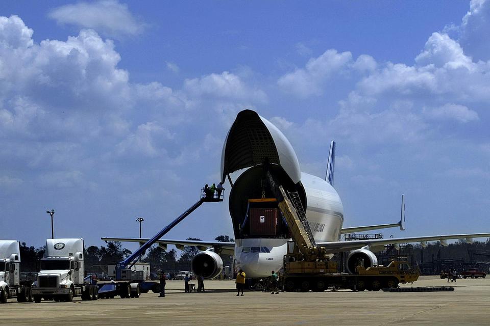 Rækkevidde. Beluga er ikke et langdistancefly. Det kan tilbagelægge maks. 4.600 kilometer nonstop. FOTO: Bill Starling/AP Photo 