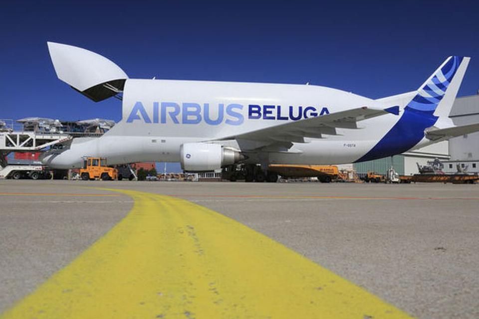 Afgang. Fragtflyet kan på en flyvning være læsset med over 45.000 kilo. FOTO: Airbus 