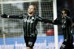 Bøddel. Robin Söder jubler over sin scoring til 2-0. 