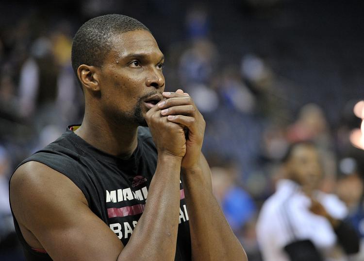 Sygemeldt. Chris Bosh er den tredje NBA-spiller på to år, som får konstateret en blodprop i lungen. 
