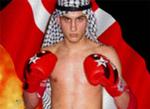 Gerningsmand. Omar el-Hussein havde gået til kickboksning og havde faktisk kæmpet under dansk flag i en duel mod en svensker. Billedet her stammer fra plakaten til stævnet. 