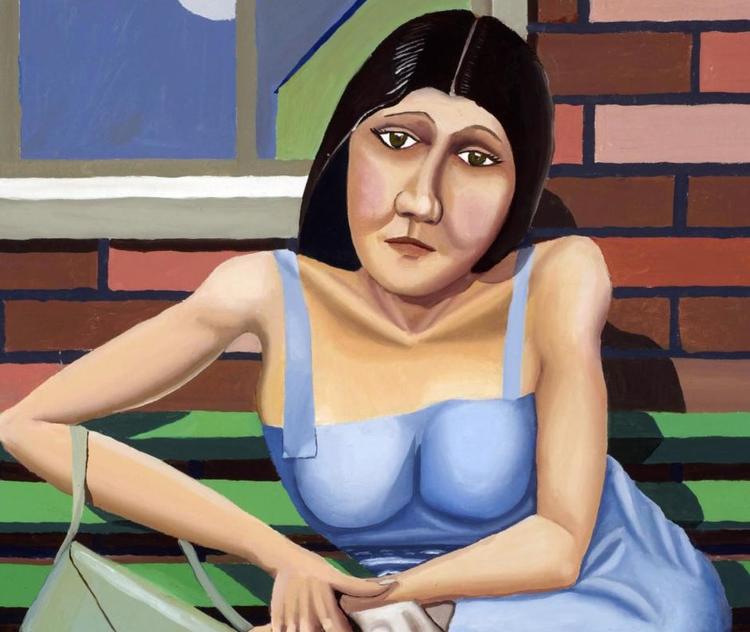 Måneskin. Kunstneren Bryan Charnley var indlagt på Londonhospitalet og led af skizofreni - hans maleri 'Moonligt Maiden' er en del af Bethlems faste samling. 