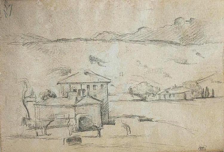 Skitse. En anden skitse af Cézanne blev i 2012 solgt for 19 mio. dollars. 