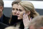 Statsminister Helle Thorning-Schmidt var synligt bevæget. 