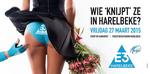 PROVOKATION. Reklamerne for E3 Harelbeke-løbet har vakt opstandelse, blandt andet pga. den flittige hånd til venstre. 