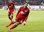 matchvinder. Leverkusens tyrkiske spiller Hakan Calhanoglu scorede i 57. minut. 