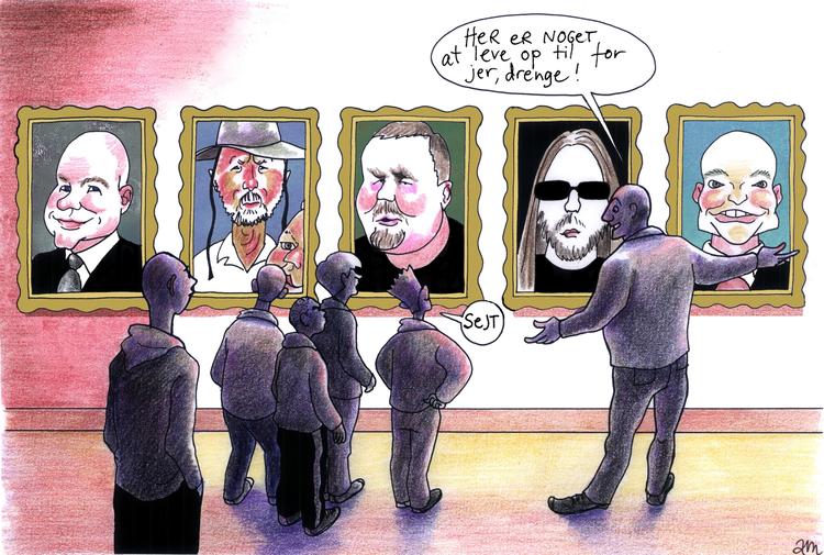 Tegning. Anne-Marie Steen Petersen 