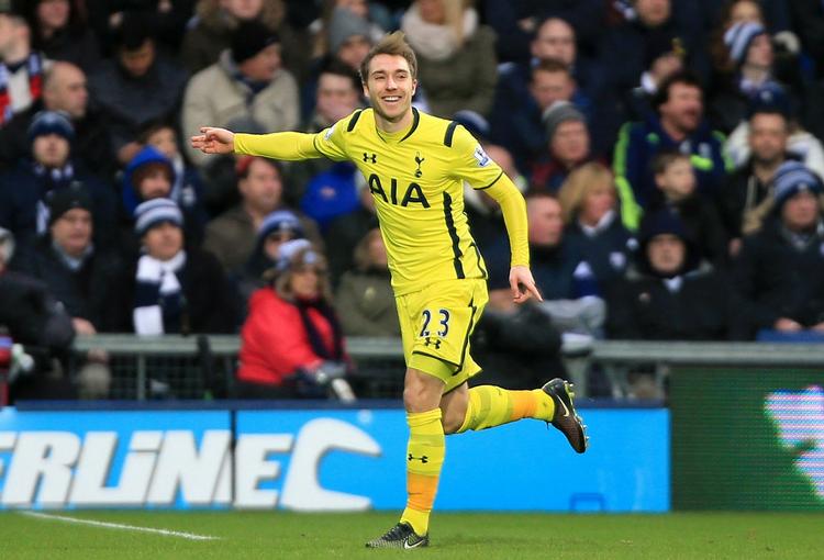 kampafgørende. Christian Eriksen har scoret flittigt på frispark i 2014 - og danskerens mange mål for Tottenham har ofte givet point til holdet kort før tid. 
