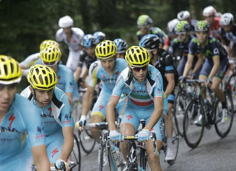 Problembarn. Astana med blandt andre Nibali og Fuglsang risikerer udelukkelse fra de store løb. 