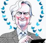 Tweet. Lucy Kellaway er træt af alle dem, der udnytter Twitter til at prale med. Tegning: Anne-Marie Steen Petersen 
