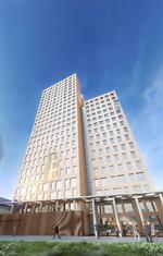 Brandfarlig. Wiens brandkorps er dog ikke umiddelbart lykkelige for tanken om noget, der lyder som en 84 meter høj brændestabel. 