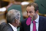 Beklædningsbesvær. Udenrigsministeren har fået slipset galt i halsen, mener en bekymret borger. Foto: Jens Dresling, manipulation: Philip Ytournel 