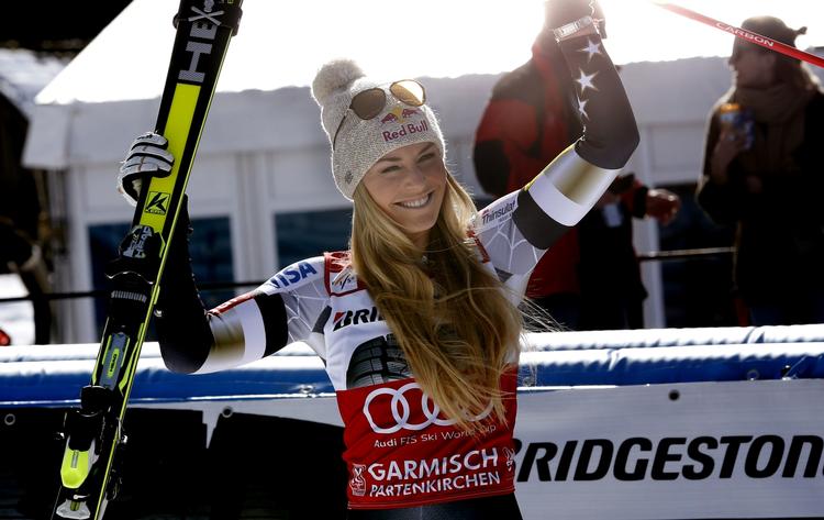 super-g. Lindsey Vonn fortsætter sin fremgang på løjperne med endnu en sejr. 