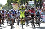 ETAPESEJR. At komme først over stregen i et etapeløb har Andrea Guardini prøvet før - her under Giro d'Italia. 