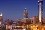 Atlanta. Sky Lounge i The Glenn Hotel. 