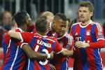 kvartfinale. Bayern holdt legestue og scorede syv gange mod Shakhtar Donetsk. 