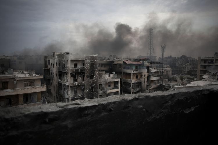 Ruiner. Byen Aleppo i Syrien har nu i flere år været ramme for en voldsom borgerkrig. 