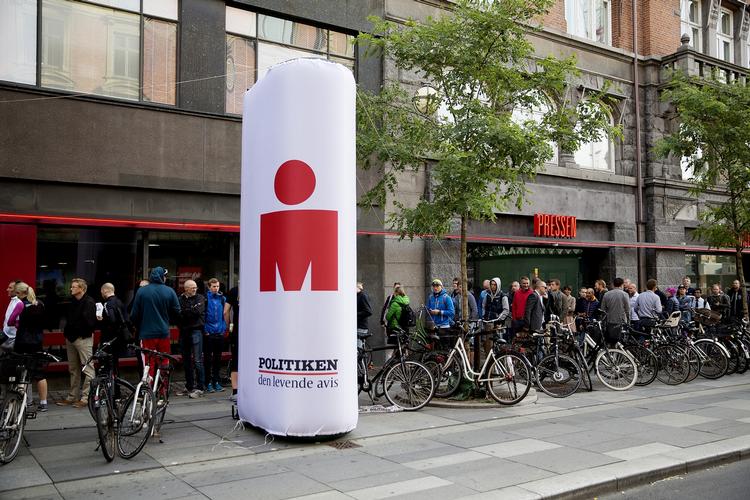 EFTERSPØRGSEL. I august blev Ironman 2015 udsolgt på få dage. Det startede med en stor kø foran Politikens Hus. 