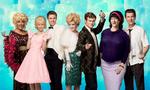 Hairspray. Her er holdet, der skal følge op på Tivolis seneste succeser 'Grease' og 'Dirty Dancing'. Fra venstre: Caroline Henderson, Julie Zangenberg, Johannes Nymark, Lene Nystrøm, Silas Holst, Martin Brygmann og Jesper Lohmann. 