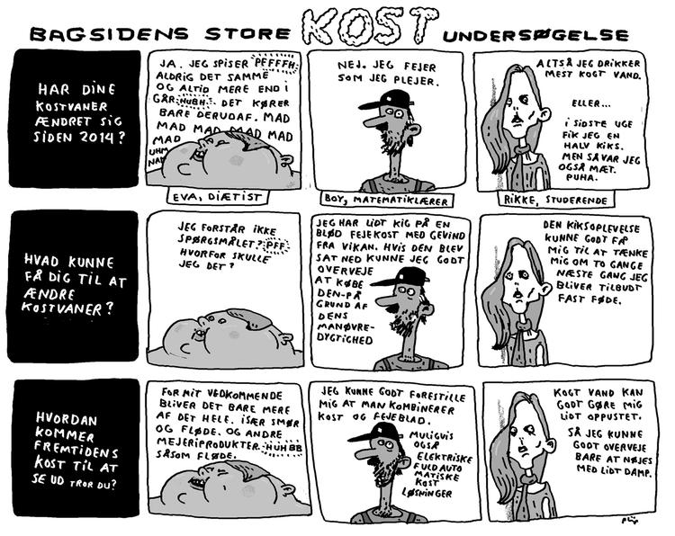 Kostundersøgelse. Danskernes kostvaner er under opbrud. Vi har spurgt et tilfældigt befolkningsudsnit om deres forhold til kost. 