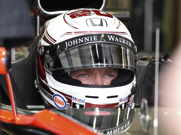 Kevin Magnussen får masser af biler foran sig, når starten går i Melbourne. 