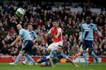 1-0. Med denne afslutning satte Oliver Giroud Arsenals på sejrskurs mod West Ham. 
