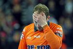 Øv. Kasper Hvidt fra Kolding København ærgrede sig over kampens resultat. 