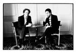 sound of silence. Art Garfunkel (tv.) og Paul Simon fotograferet i London i 1982 under deres daværende verdensturné. Det siges, at de stort set ikke talte med hinanden på turneen. 