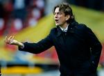 Presset.  Thomas Frank skal helst have tre point i hånden, når Brøndby i aften har spillet mod OB. 