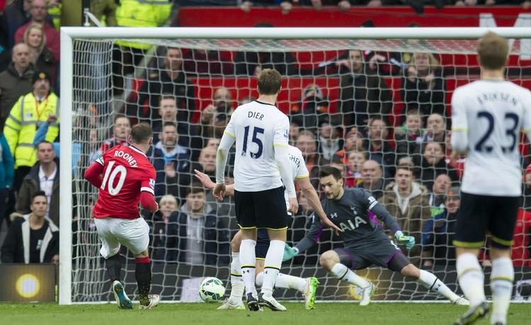 Mål. Wayne Rooney (tv) kom et skridt tættere på alle tiders andenplads på PL-topscorerlisten. 