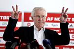 Stopper: Landstræner Morten Olsen meddelte i dag selv, at han stopper i 2016. 