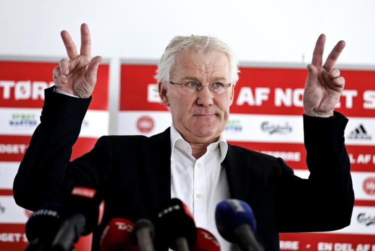 Stopper: Landstræner Morten Olsen meddelte i dag selv, at han stopper i 2016. 